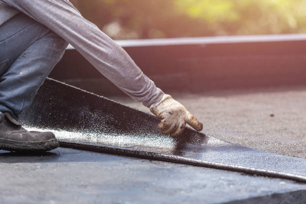 Professional Waterproofing technician working in Mentone, IN